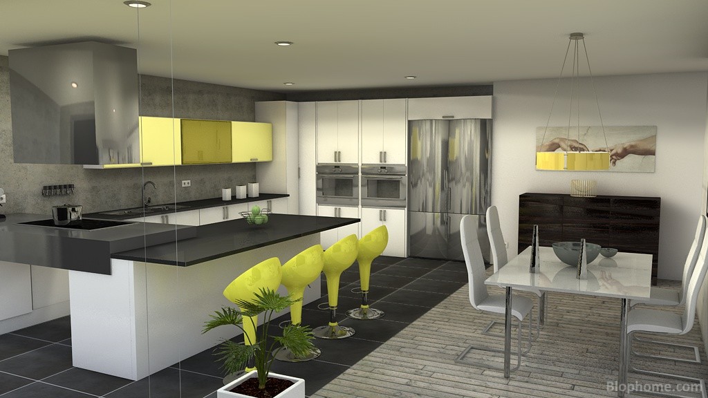salon y cocina - 1