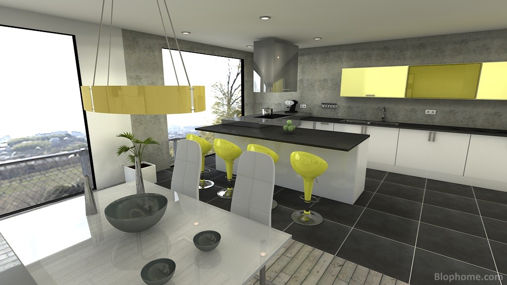 salon y cocina by juanjoshy