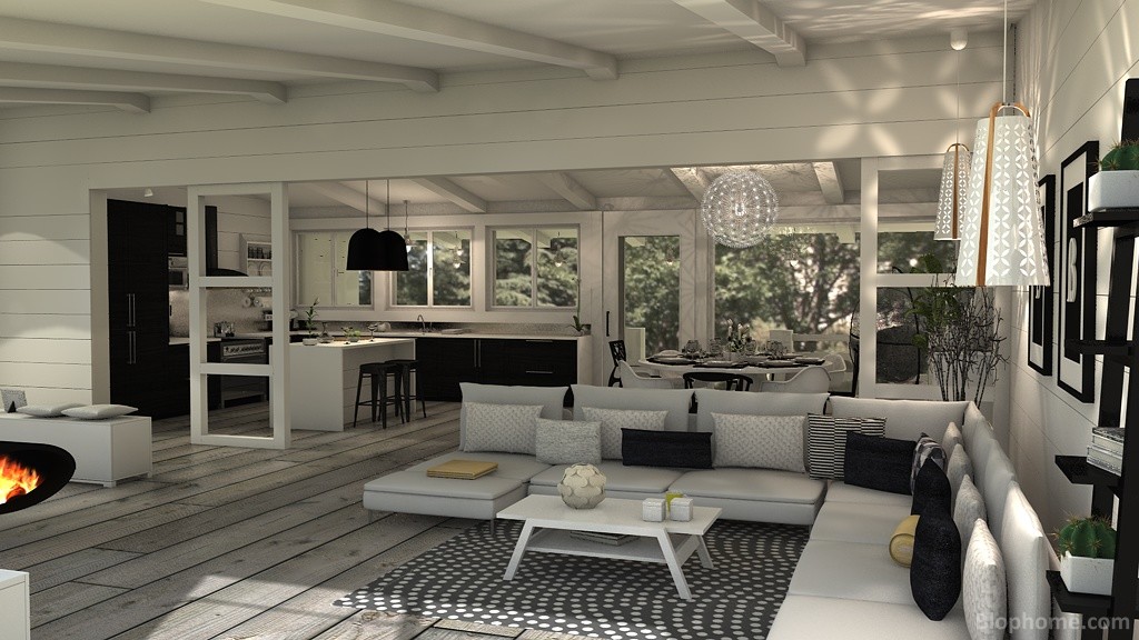 Salón Cocina - 1