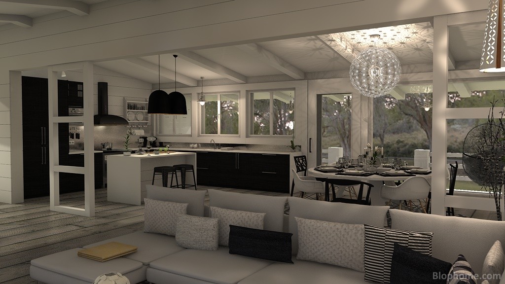 Salón Cocina - 2