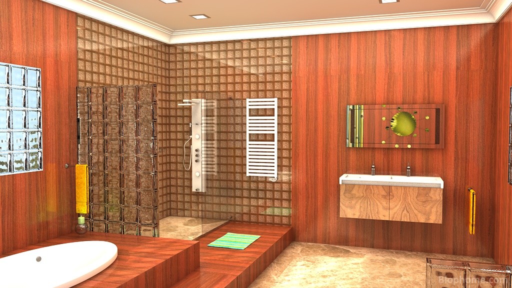 BAÑO MADERA