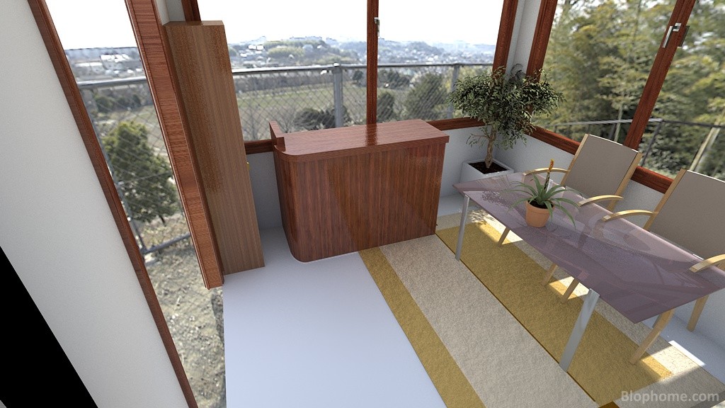 terraza cerrada