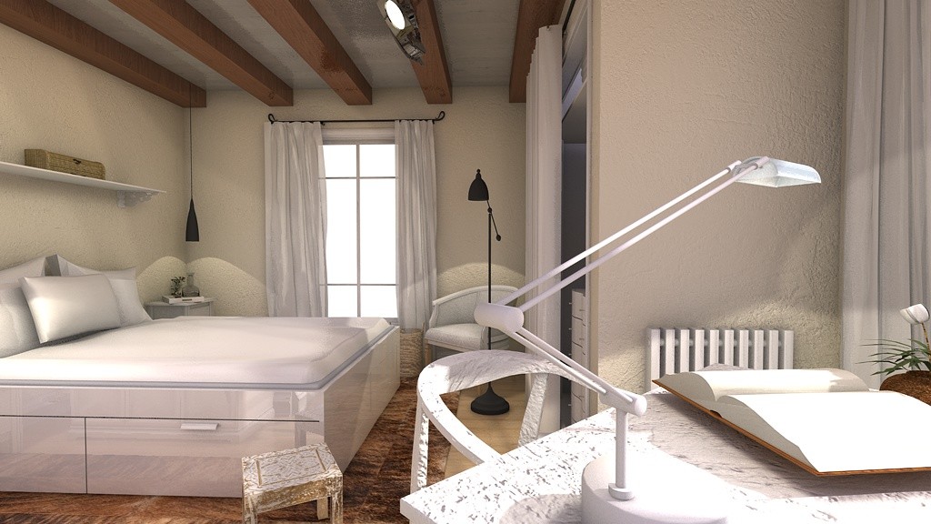 Dormitorio blan