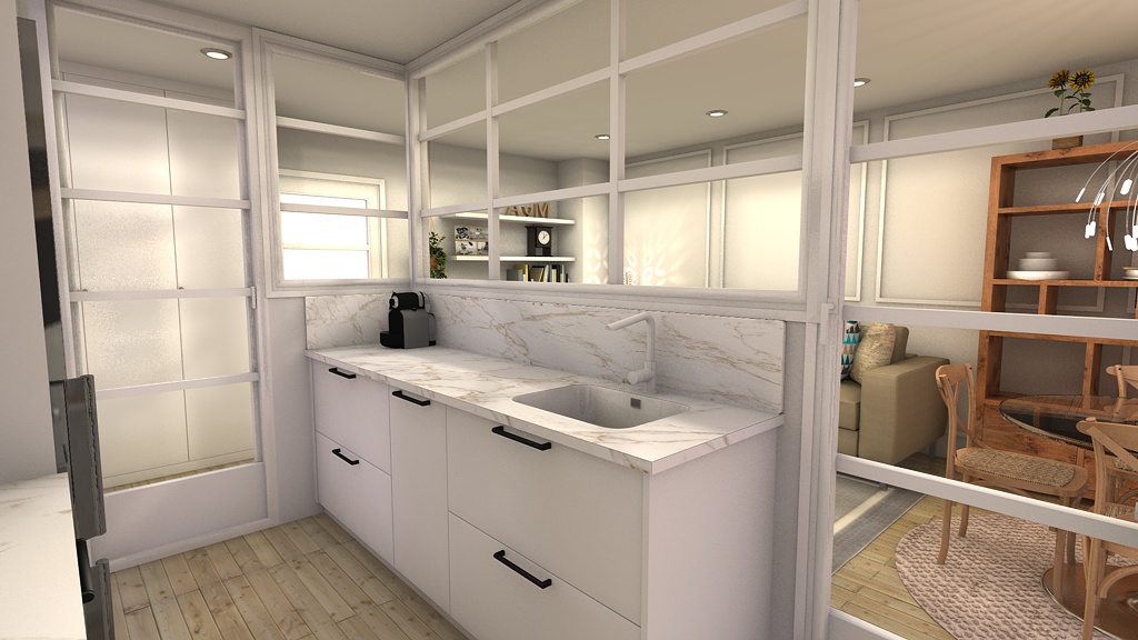 salon cocina