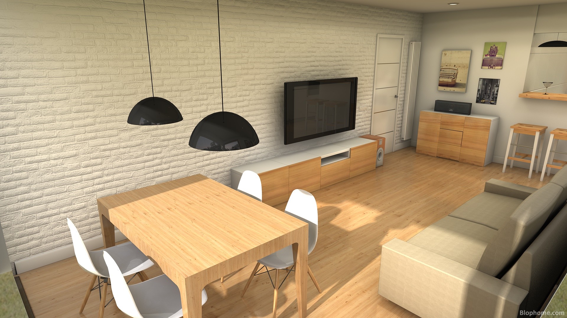 salon cocina