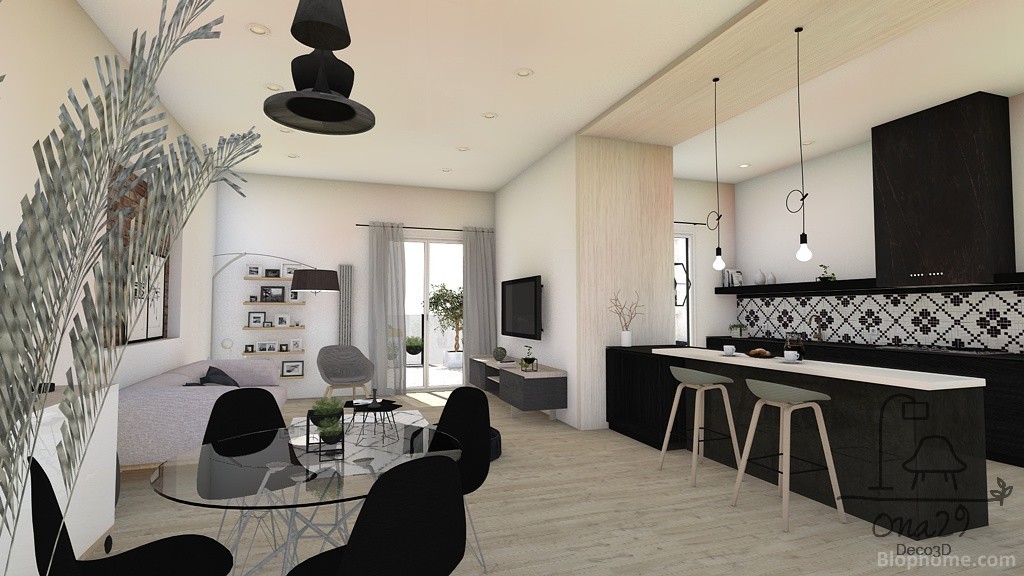 Salon-Cocina