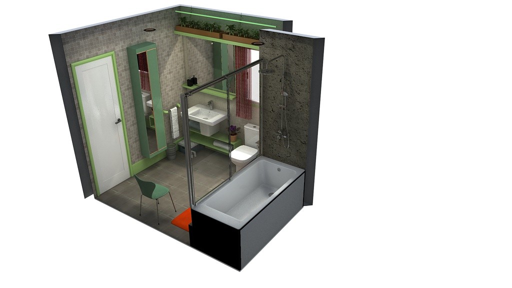 Baño menta