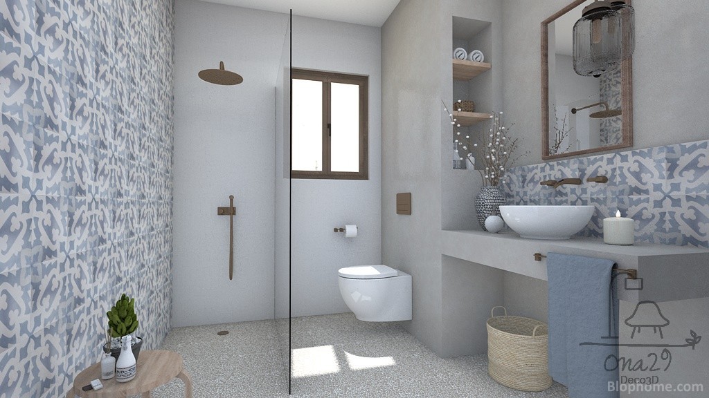 Baño Estilo Med