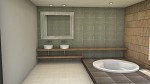 baño marrón - 5