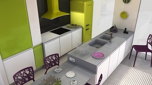 cocina-verde by Catalina