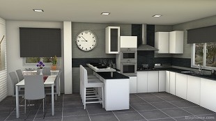 Cocina gris - 1
