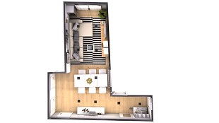 Pasillo y salon - 1