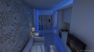 luces led azuls - 9