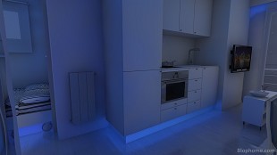luces led azuls - 13