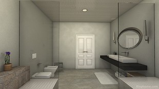 Baño Gris - 1