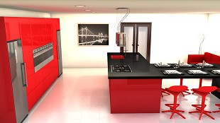 COCINA ROJA DEK - 3