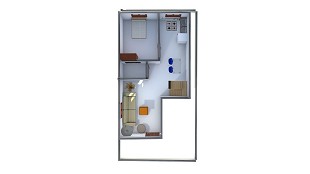 2BHK  800 GF by Anshul