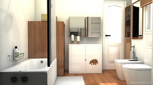 baño madera - 2