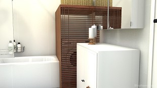 baño madera - 1
