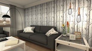 Piso-1hab by Lidiale