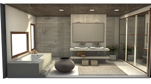 baño espejo by Akainteriores