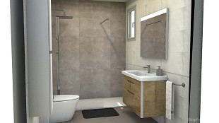 baño gris - 1
