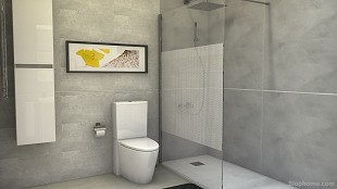 baño gris - 1