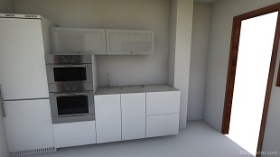 cocina recta by isafers