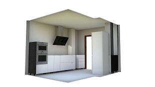 cocina recta - 1