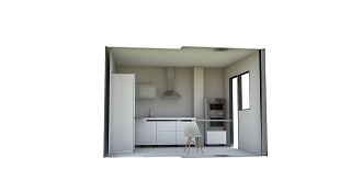 cocina en ele by isafers