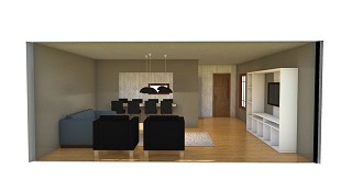 LIVING _COCINA by Anónimo