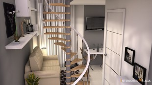 Estudio de 25 m by Interiores Málaga