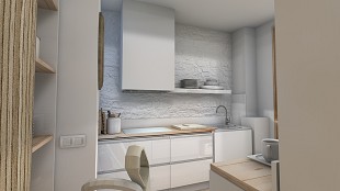 cocina A by AkaInteriores