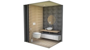 Baño pla_ baja by Anónimo