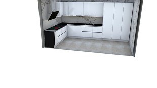 cocina blanco m by Anónimo