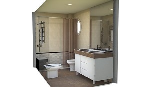 baño monica by Anónimo