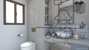 Baño Estilo Med - 1