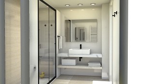 BAÑO FRANCO by nievesgomezinteriorismo
