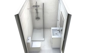 Proyecto decoración dormitorio, Shower Room by Anónimo