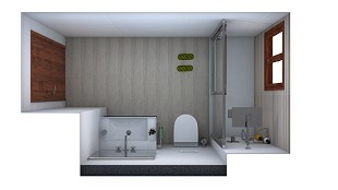 Proyecto diseño baño, AARON B_ 1ª PLA by Anónimo