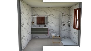 Proyecto diseño baño, AARON B_ DORMIT by Anónimo