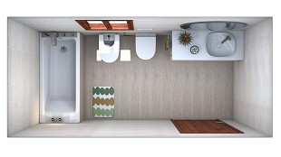 Proyecto diseño baño, AARON B_ PRINCI by Anónimo