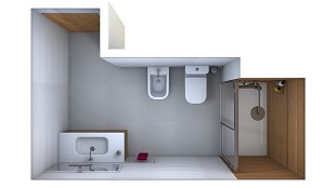 Proyecto diseño baño, DAVID P_ by Anónimo
